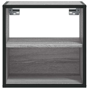 Wand-Nachttisch Grau Sonoma 40cm