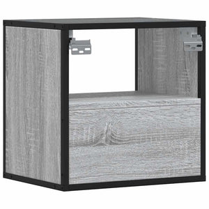 Wand-Nachttisch Grau Sonoma 40cm