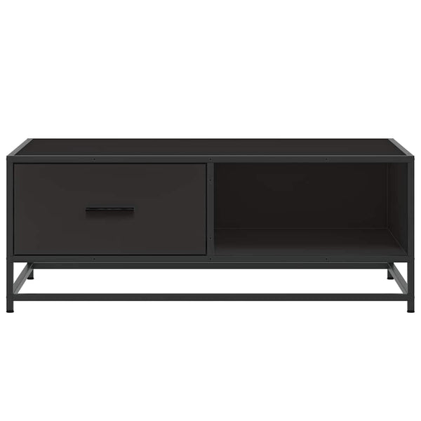 Schwarzer Couchtisch 90x57 cm