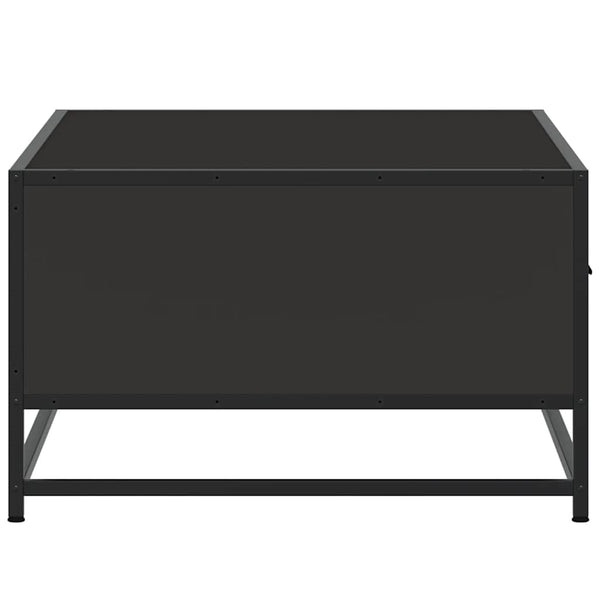 Schwarzer Couchtisch 90x57 cm