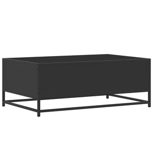 Schwarzer Couchtisch 90x57 cm