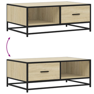 Couchtisch Sonoma Eiche 90x57 cm