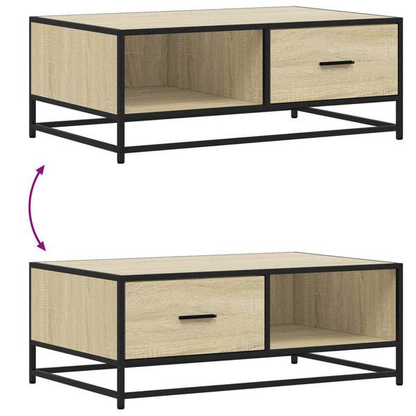 Couchtisch Sonoma Eiche 90x57 cm
