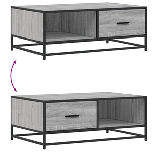 Couchtisch Grau Sonoma 90x57 cm