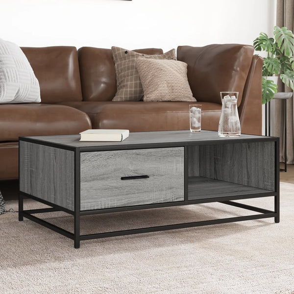 Couchtisch Grau Sonoma 90x57 cm