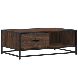 Couchtisch Braun Eichenoptik 90x57 cm