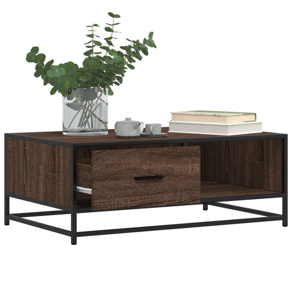 Couchtisch Braun Eichenoptik 90x57 cm