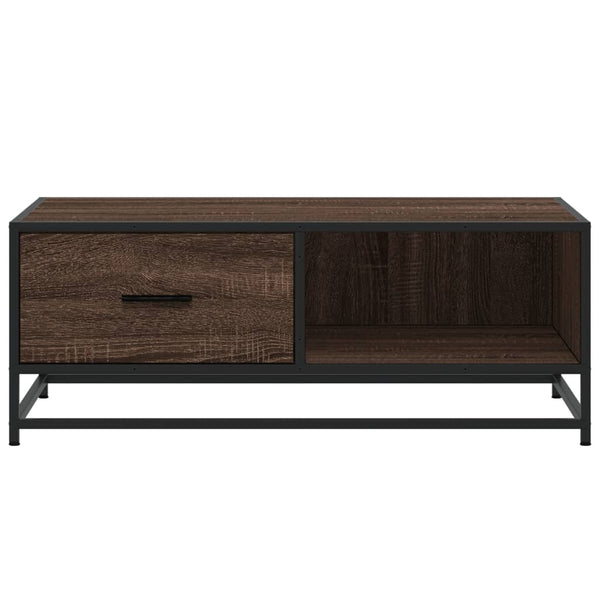 Couchtisch Braun Eichenoptik 90x57 cm