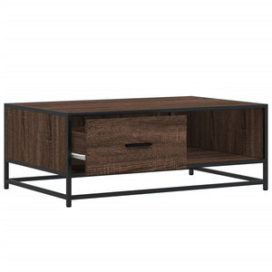 Couchtisch Braun Eichenoptik 90x57 cm