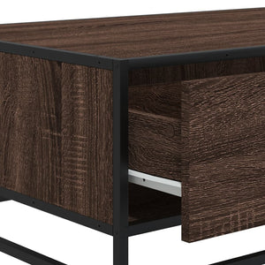 Couchtisch Braun Eichenoptik 90x57 cm