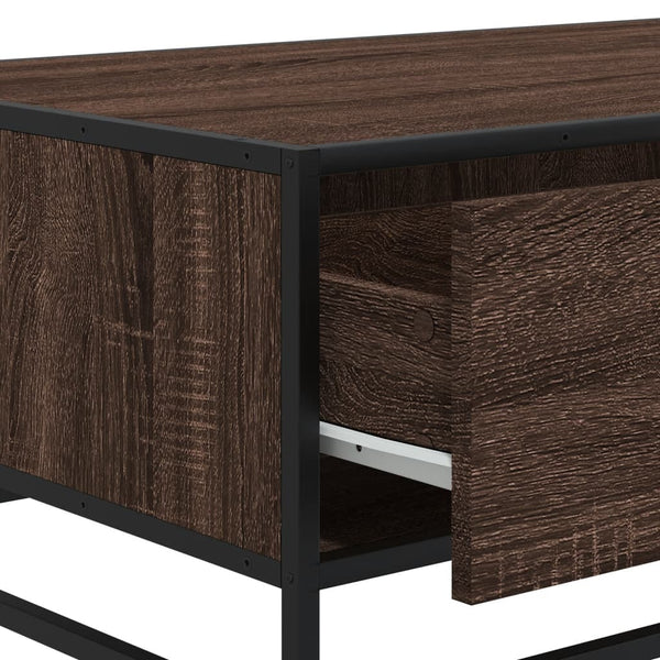 Couchtisch Braun Eichenoptik 90x57 cm