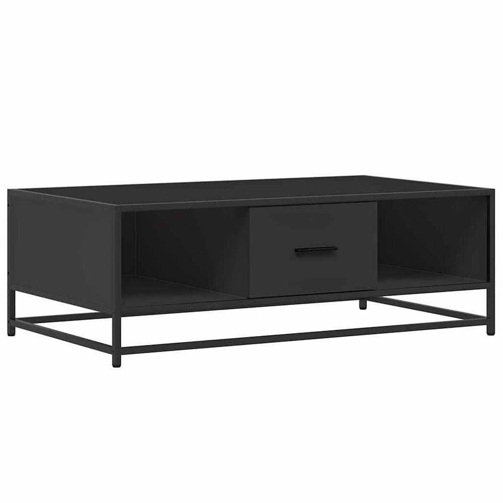Schwarzer Couchtisch 100x57 cm