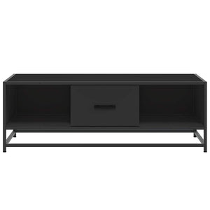 Schwarzer Couchtisch 100x57 cm