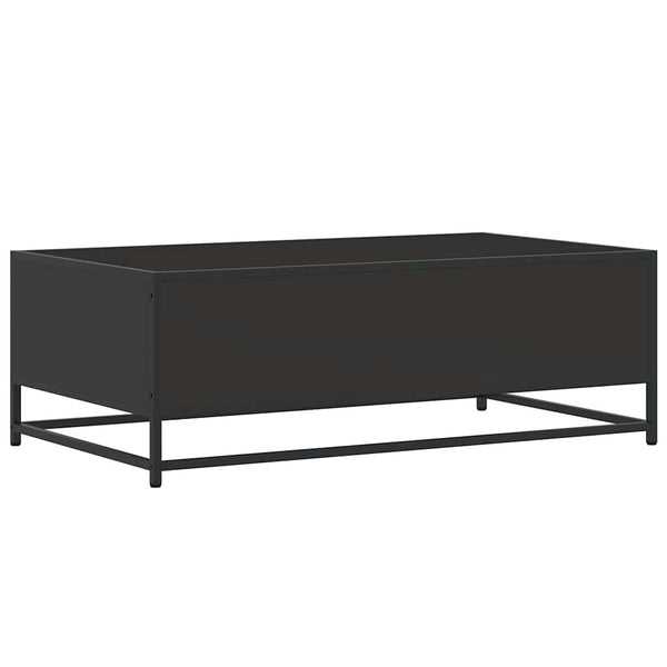 Schwarzer Couchtisch 100x57 cm