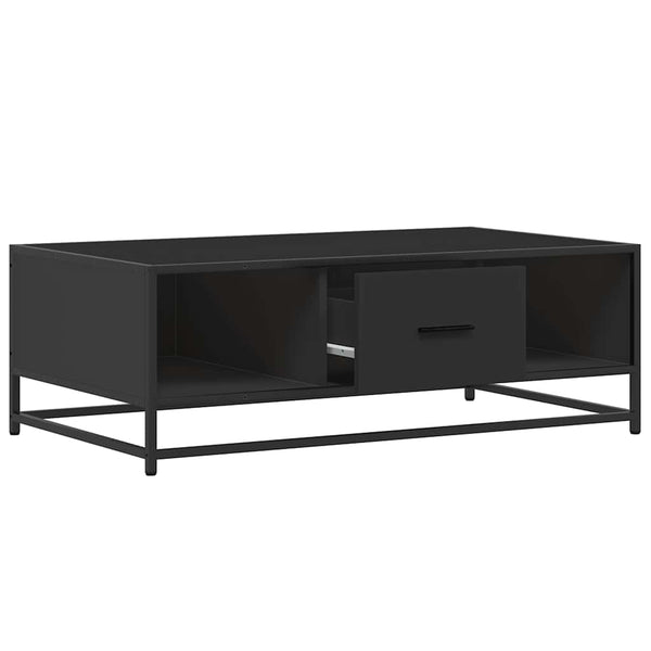 Schwarzer Couchtisch 100x57 cm