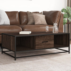 Couchtisch Braun Eichenoptik 100 cm