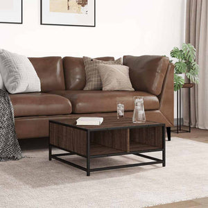 Couchtisch Braun Eiche 60,5x60,5 cm