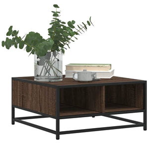 Couchtisch Braun Eiche 60,5x60,5 cm