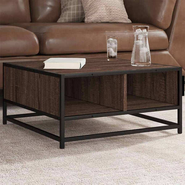 Couchtisch Braun Eiche 60,5x60,5 cm