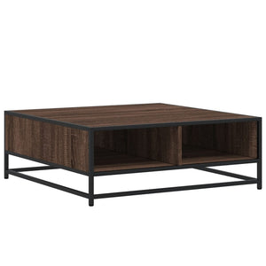 Couchtisch Braun Eichenoptik 80x80 cm
