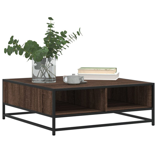Couchtisch Braun Eichenoptik 80x80 cm