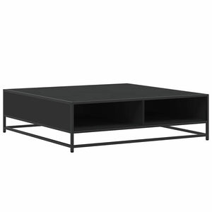 Schwarzer Couchtisch 100x100 cm
