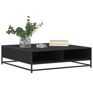 Schwarzer Couchtisch 100x100 cm