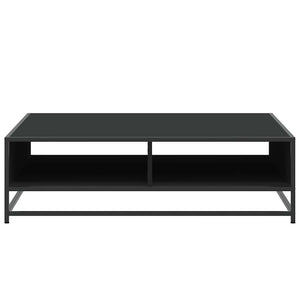 Schwarzer Couchtisch 100x100 cm