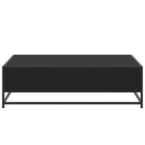 Schwarzer Couchtisch 100x100 cm