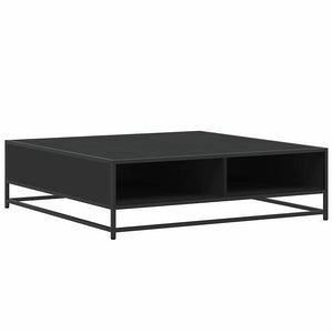 Schwarzer Couchtisch 100x100 cm