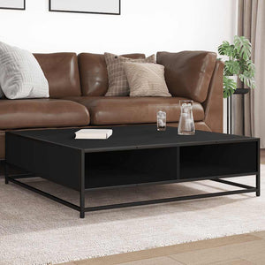 Schwarzer Couchtisch 100x100 cm