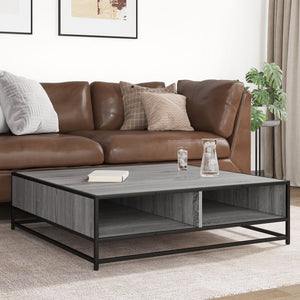 Couchtisch Grau Sonoma 100x100 cm