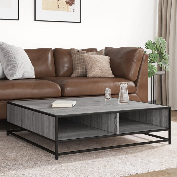 Couchtisch Grau Sonoma 100x100 cm
