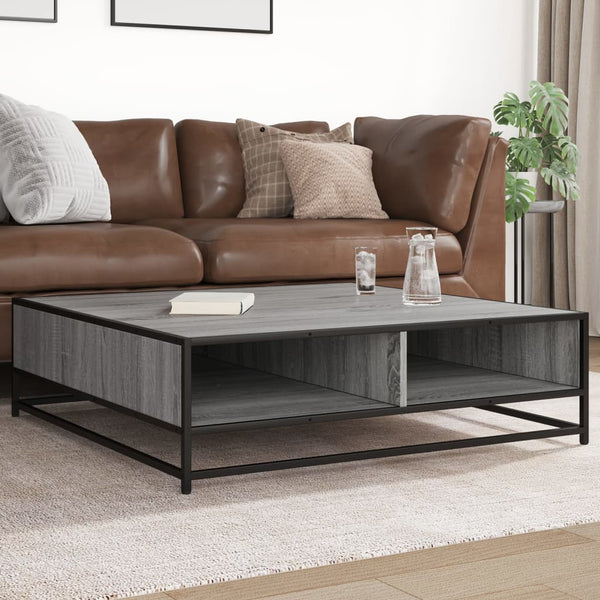 Couchtisch Grau Sonoma 100x100 cm