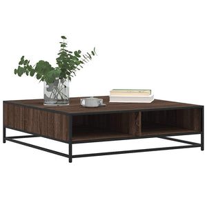 Couchtisch Braun Eichenoptik 100x100 cm