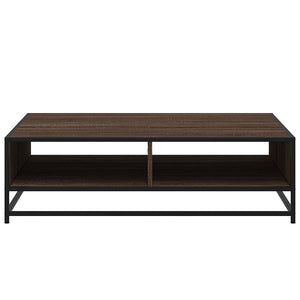 Couchtisch Braun Eichenoptik 100x100 cm