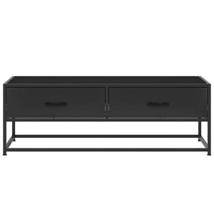 Schwarzer Couchtisch 100x50 cm