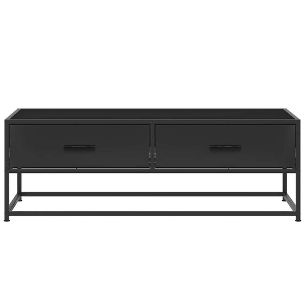 Schwarzer Couchtisch 100x50 cm