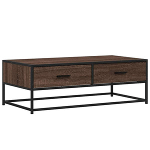 Couchtisch Braun Eichenoptik 100x50 cm