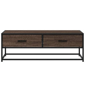 Couchtisch Braun Eichenoptik 100x50 cm