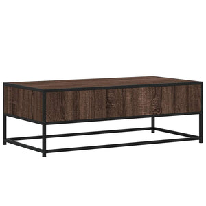Couchtisch Braun Eichenoptik 100x50 cm