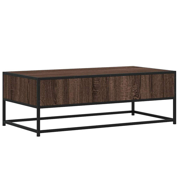 Couchtisch Braun Eichenoptik 100x50 cm