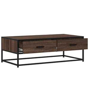 Couchtisch Braun Eichenoptik 100x50 cm