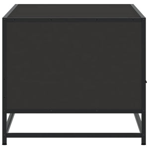 Schwarzer Couchtisch 100x50 cm