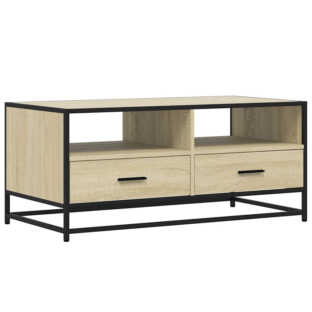 Sonoma Eiche Couchtisch 100x50 cm