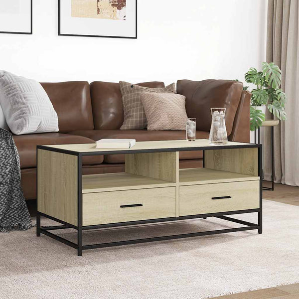 Sonoma Eiche Couchtisch 100x50 cm
