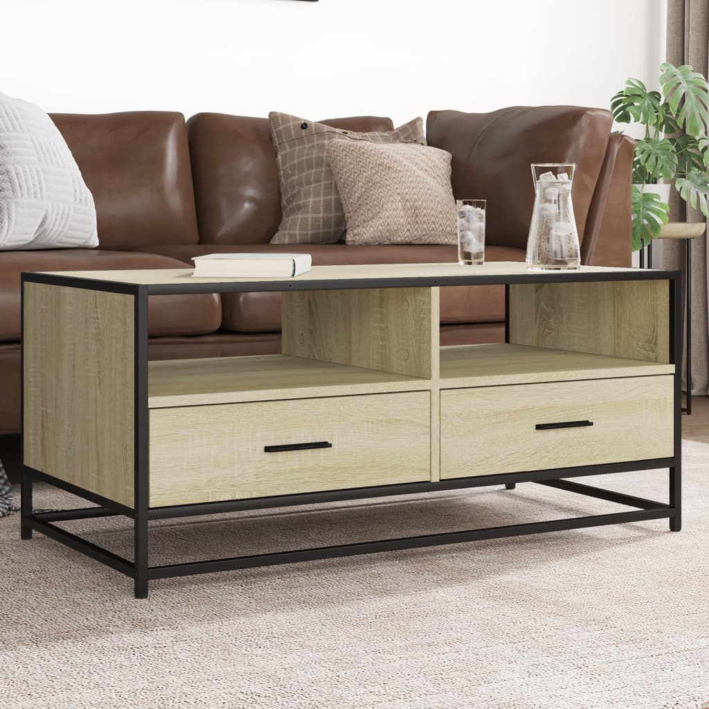 Sonoma Eiche Couchtisch 100x50 cm