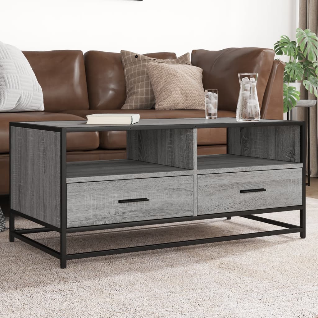 Couchtisch Grau Sonoma 100x50 cm