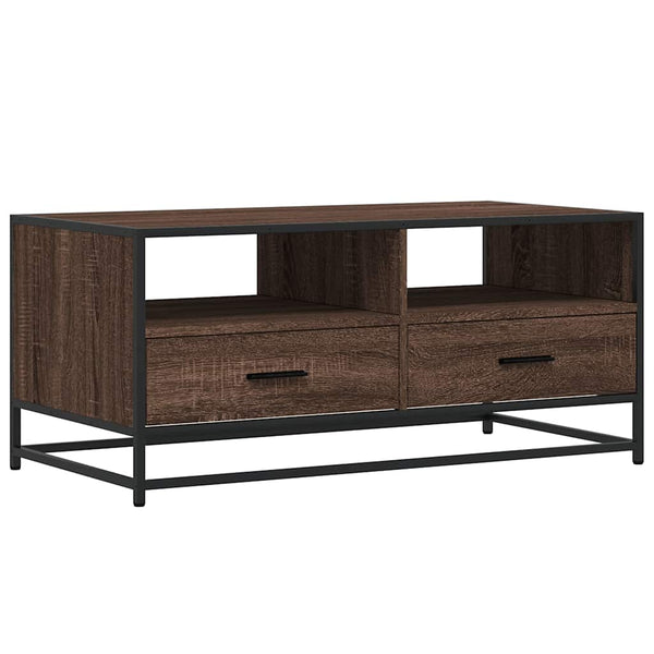 Couchtisch Braun Eichen-Optik 100x50 cm