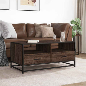 Couchtisch Braun Eichen-Optik 100x50 cm